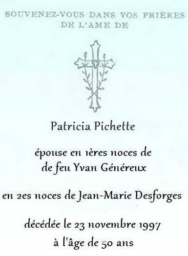 Pichette Patricia Fichier Morin Une Collection De Cartes Mortuaires De L Abitibi Temiscamingue Et D Ailleurs