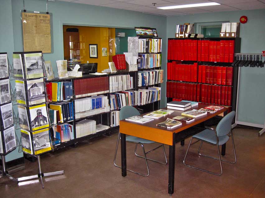 Les ouvrages de consultation au Centre d'archives d'Amos