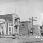 La 1re Avenue Ouest vers 1930.  SHA – Fonds Pierre Trudelle